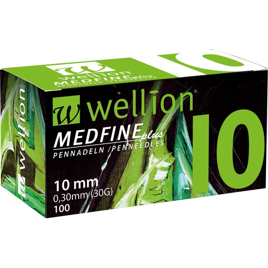 Голки для шприц-ручок Wellion MEDFINE plus 30G (0,30 х 10 мм) 100 од.